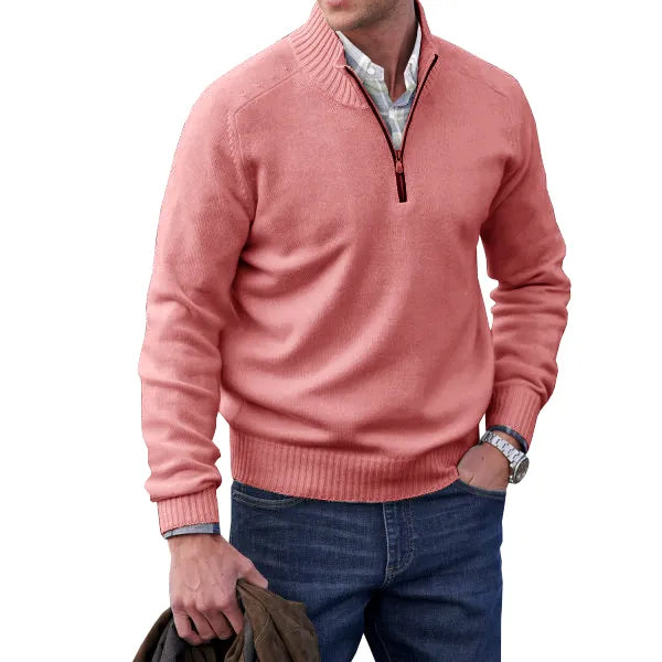 Zakelijke Herentrui Met Half-Zip