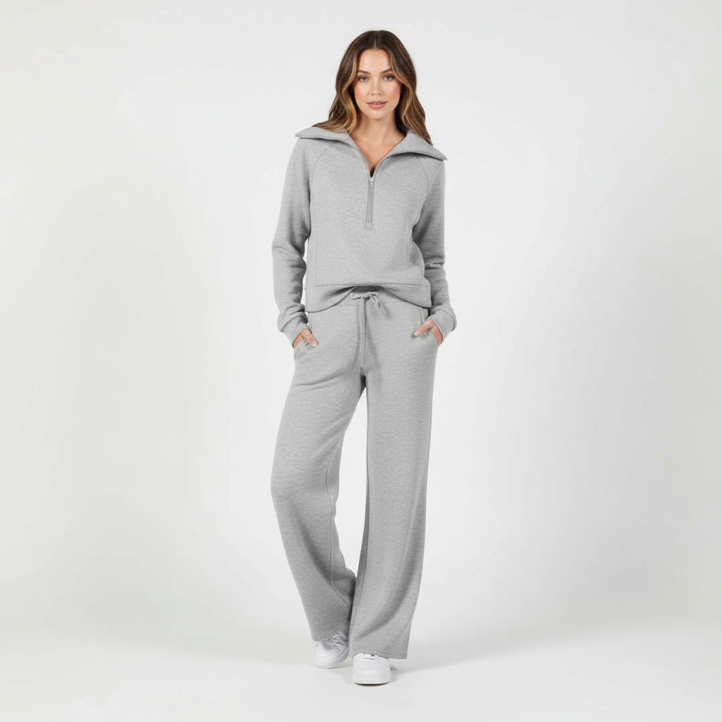 Comfy Co-Ord Met Ritstop