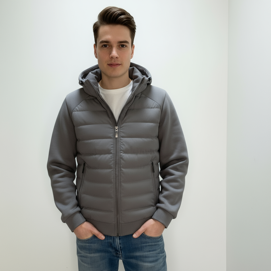 Gewatteerde Jas Met Capuchon