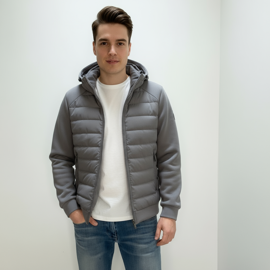 Gewatteerde Jas Met Capuchon