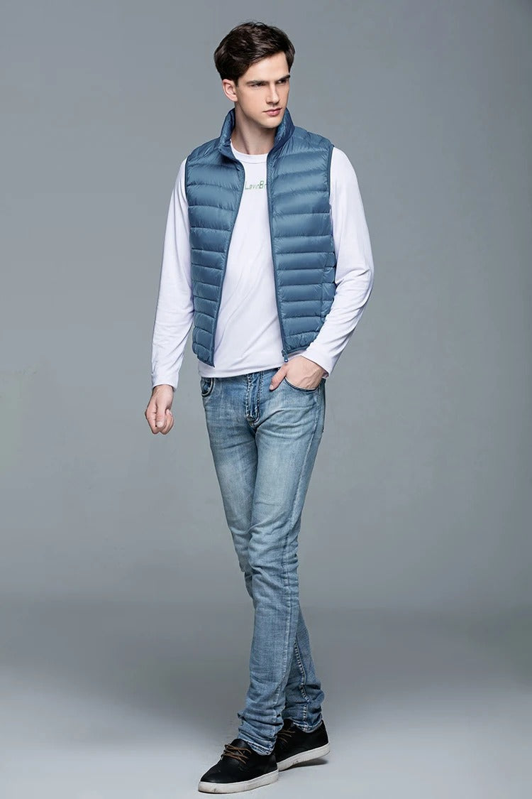 Lichtgewicht Heren Bodywarmer Voor Herfst En Lente – Stijlvol, Warm En Praktisch