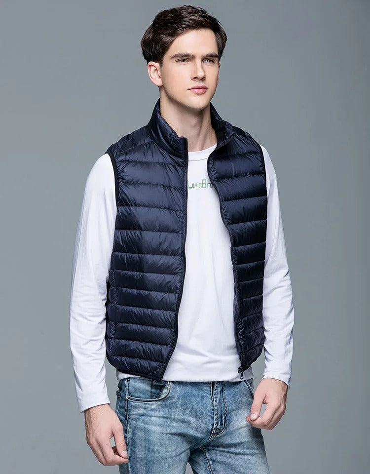 Lichtgewicht Heren Bodywarmer Voor Herfst En Lente – Stijlvol, Warm En Praktisch