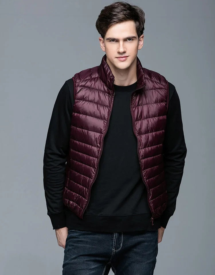 Lichtgewicht Heren Bodywarmer Voor Herfst En Lente – Stijlvol, Warm En Praktisch