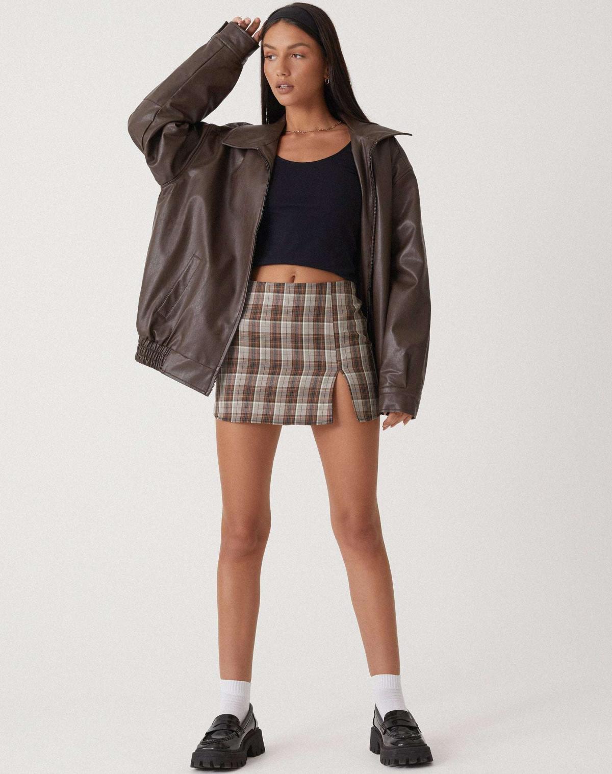 Trendy Oversized Leren Damesjas