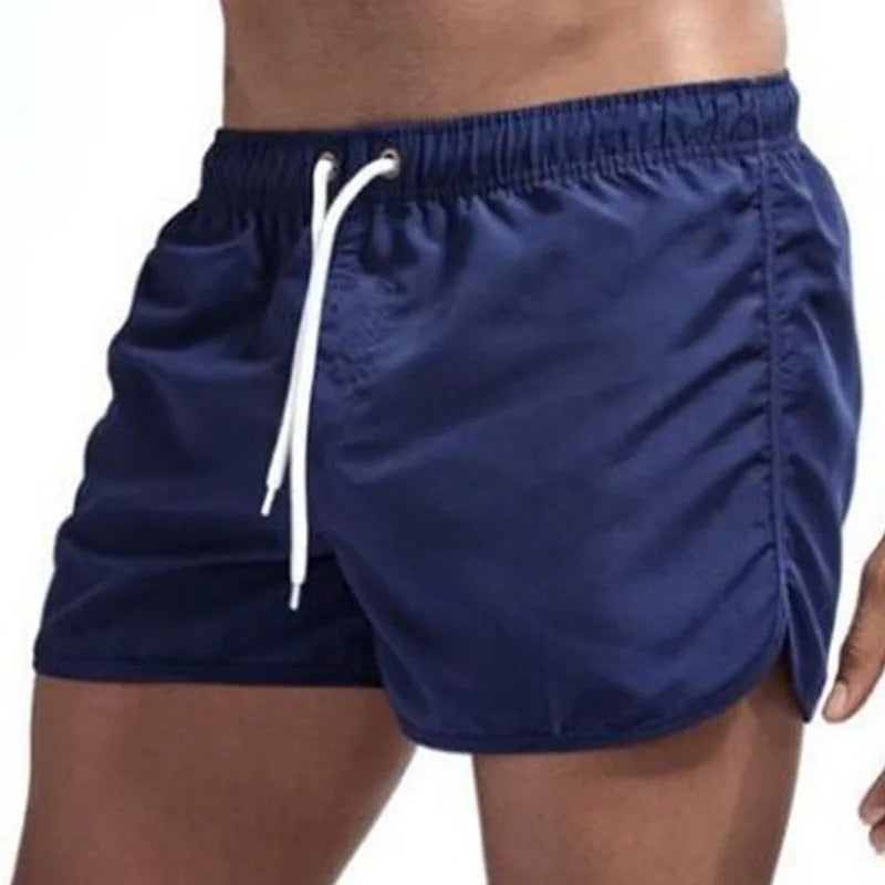 Korte zwembroek voor heren – sportief model, sneldrogend & elastische taille