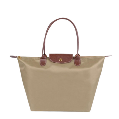 Dames Luxe Handtas Met Leren Details