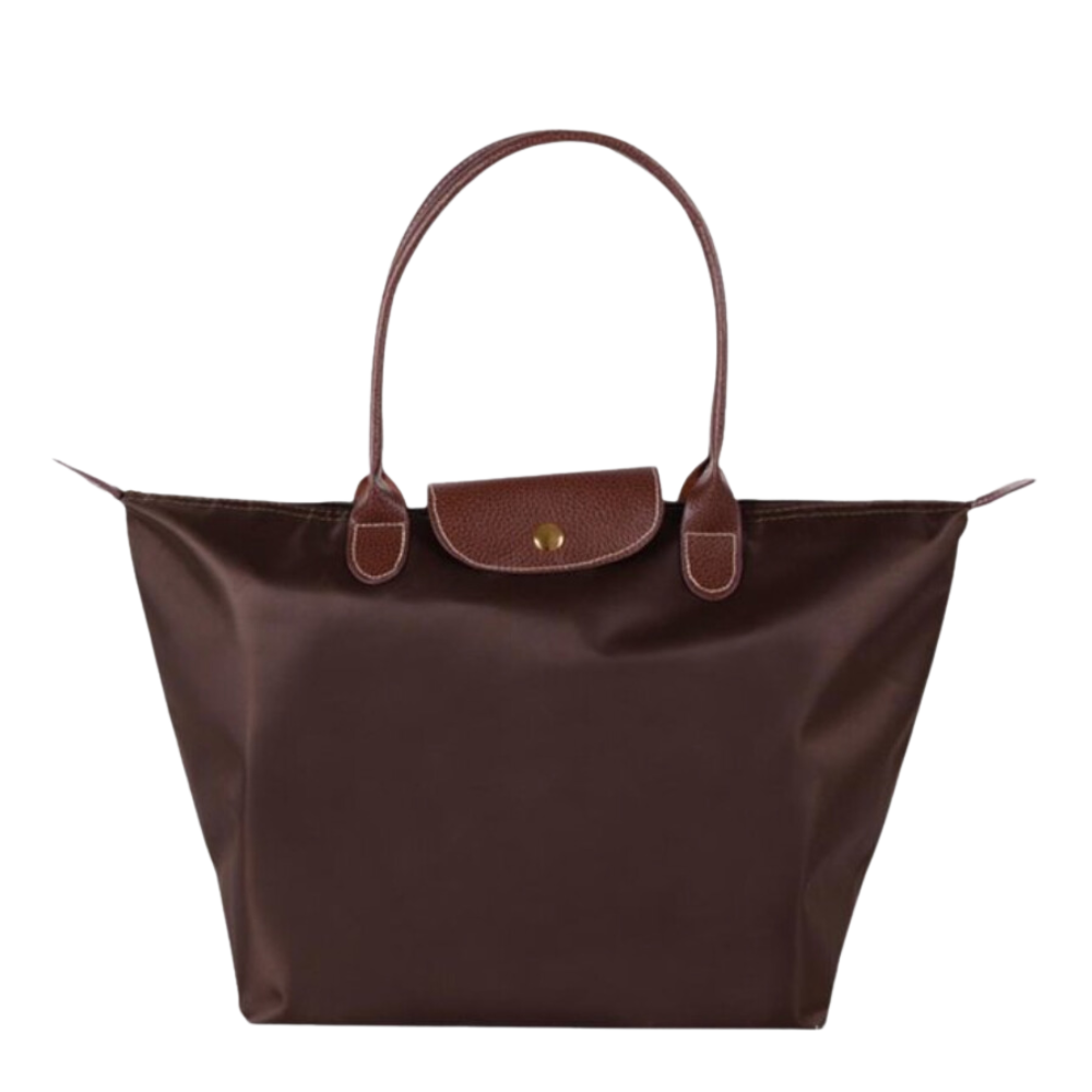 Dames Luxe Handtas Met Leren Details