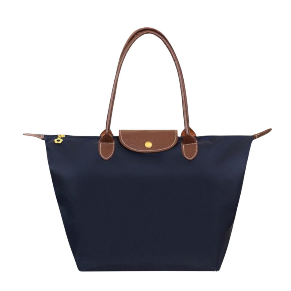 Dames Luxe Handtas Met Leren Details