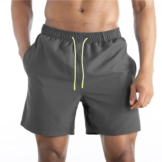 Zwemshort voor heren – minimalistisch, sneldrogend & verstelbare pasvorm