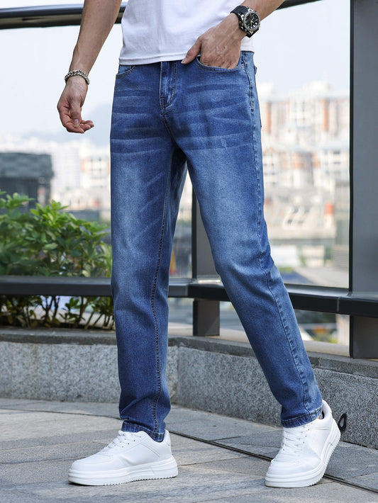 Rechte jeans voor heren