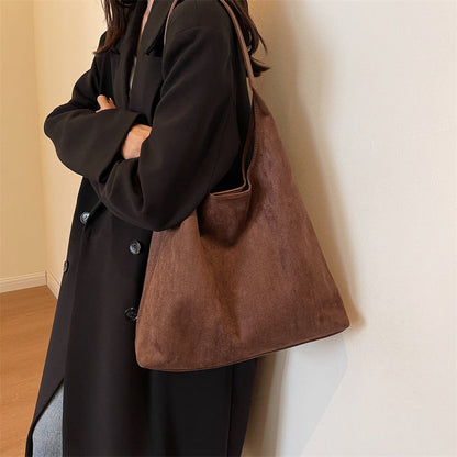 Suède Totebag Voor Dames – Minimalistisch Design, Comfortabel & Ruim Voor Elke Dag