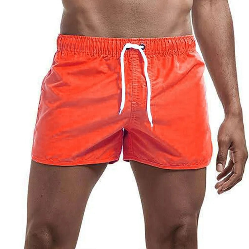 Korte zwembroek voor heren – sportief model, sneldrogend & elastische taille