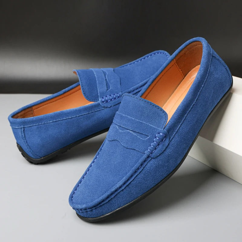 Heren Instapper In Suède Look – Slip-On Comfort, Ademend & Perfect Voor Zomer
