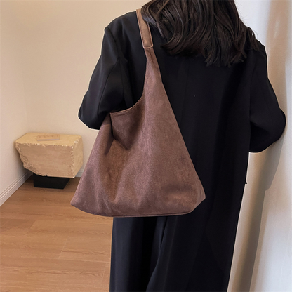 Suède Totebag Voor Dames – Minimalistisch Design, Comfortabel & Ruim Voor Elke Dag
