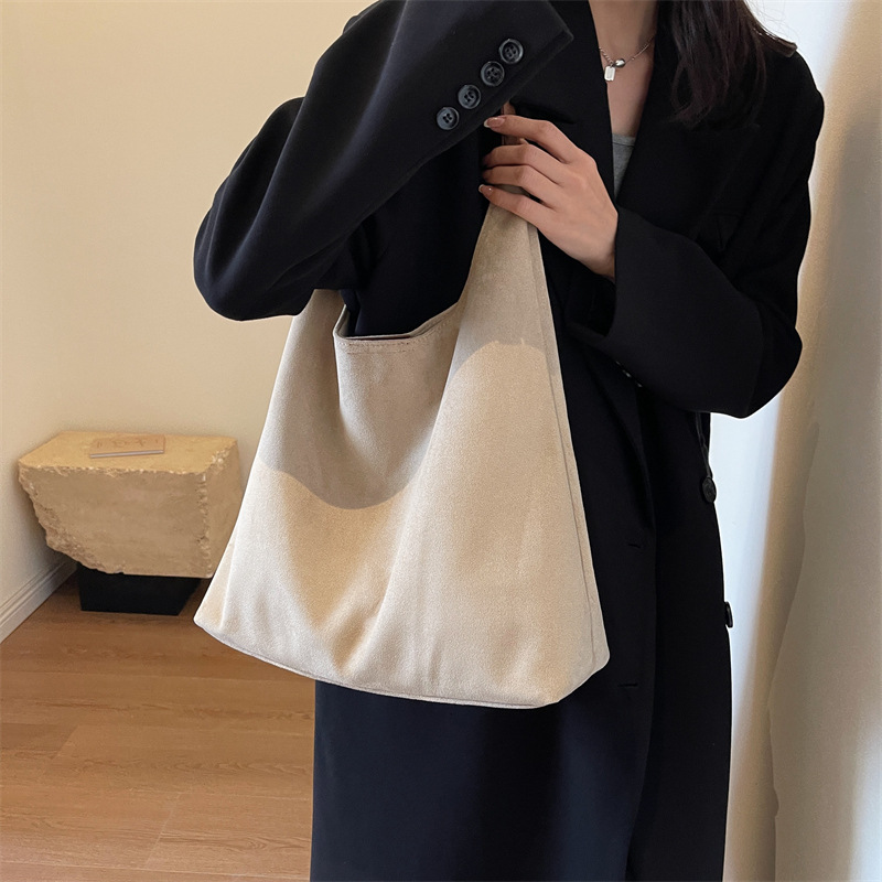 Suède Totebag Voor Dames – Minimalistisch Design, Comfortabel & Ruim Voor Elke Dag