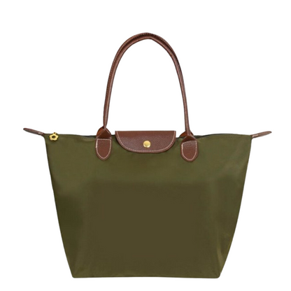 Dames Luxe Handtas Met Leren Details