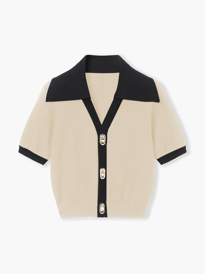 Stijlvolle Kraagtop Voor De Modebewuste Vrouw – Luxe Stof, Elegante Pasvorm & Perfect Voor Dagelijkse Elegantie.