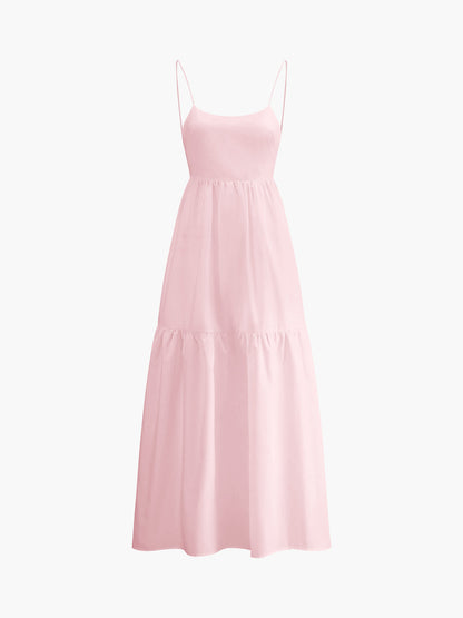 Elegante Rugloze Lange Jurk Voor Modebewuste Vrouwen – Luxe Stof, Tijdloze & Perfect Voor Avondgelegenheden Met Een Verfijnde Uiterlijk.