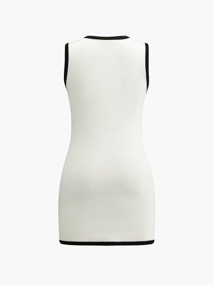 Zomerse Mouwloze Sweaterjurk Voor Modebewuste Vrouwen – Multi Pocket, Casual Stijl & Perfect Voor Elke Uitgaansgelegenheid.