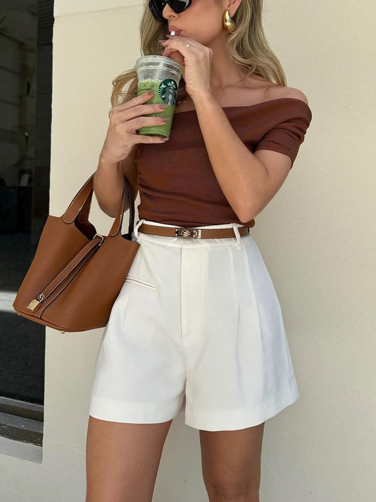 Dames Korte Broek Met Middelhoge Taille En Plissé Details – Zomer, Ademend & Perfect Voor Stijlvolle Dagelijkse Looks