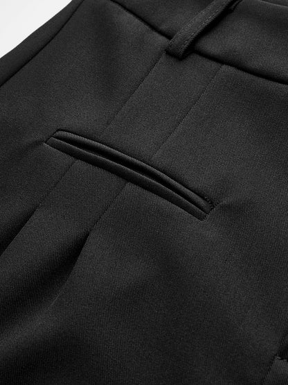 Dames Korte Broek Met Middelhoge Taille En Plissé Details – Zomer, Ademend & Perfect Voor Stijlvolle Dagelijkse Looks