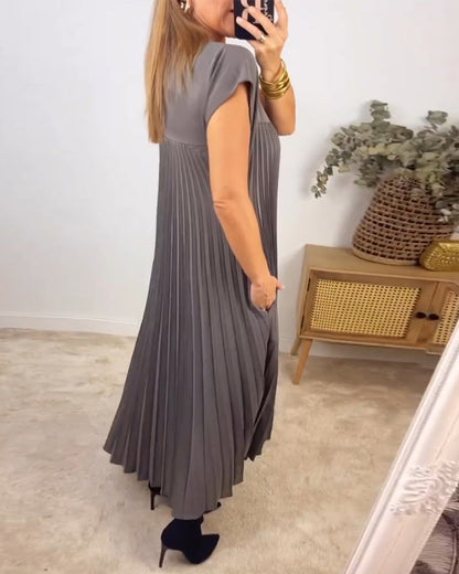 Dames Midi-Jurk Zonder Mouwen – Lente, Zomer En Avondgelegenheden