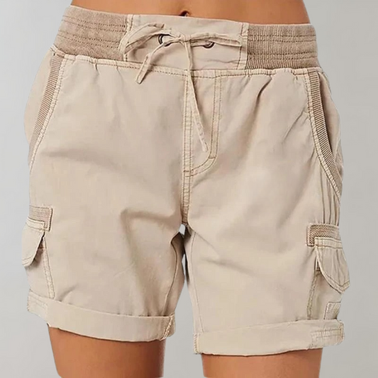 Korte Broek Voor Dames – Comfortband, Cargo Zakken & Ideaal Voor Zomer