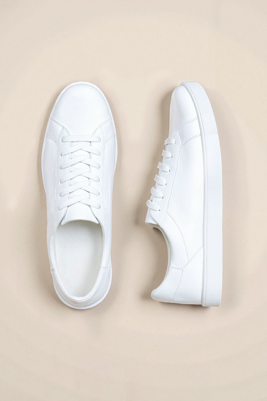 Stijlvolle Sneakers Voor Mannen – Tijdloos Wit & Ideaal Voor Elke Casual Gelegenheid.