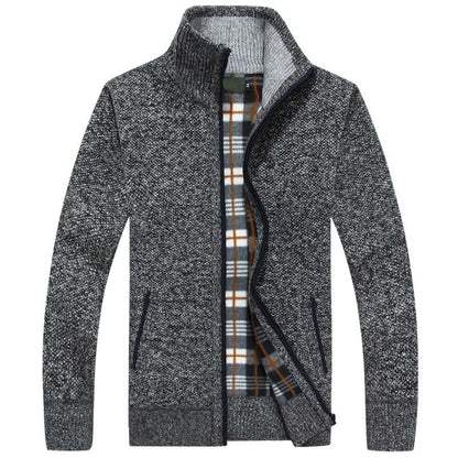 Gebreid Heren Vest Met Rits – Stijlvol Licht Gevoerd Vest Voor Frisse Lentedagen & Zomeravonden