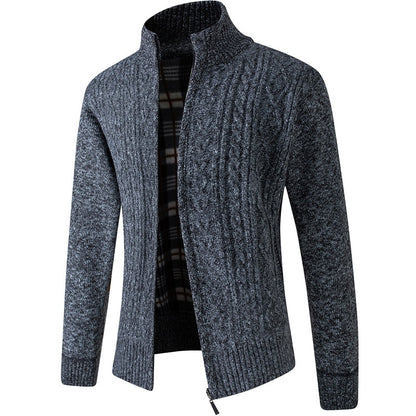 Gebreid Heren Vest Met Rits – Stijlvol Licht Gevoerd Vest Voor Frisse Lentedagen & Zomeravonden