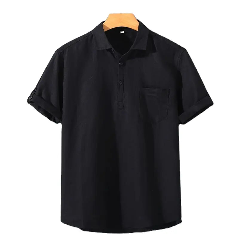Linnen Polo Voor De Casual Man – Ademend Materiaal, Tijdloze Kleur & Ideaal Voor Zomerse Ontmoetingen.