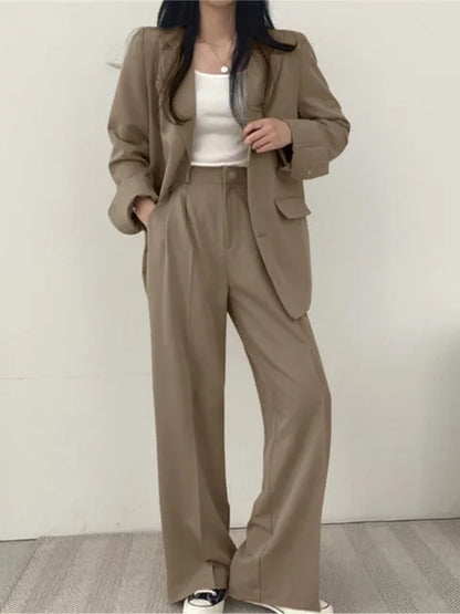 Oversized Blazer Met Pantalon