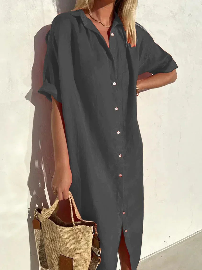 Lotte | Knoopjurk Van Linnen En Katoen – Zomer, Licht & Casual Chic