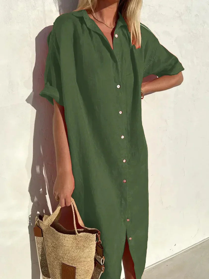 Lotte | Knoopjurk Van Linnen En Katoen – Zomer, Licht & Casual Chic