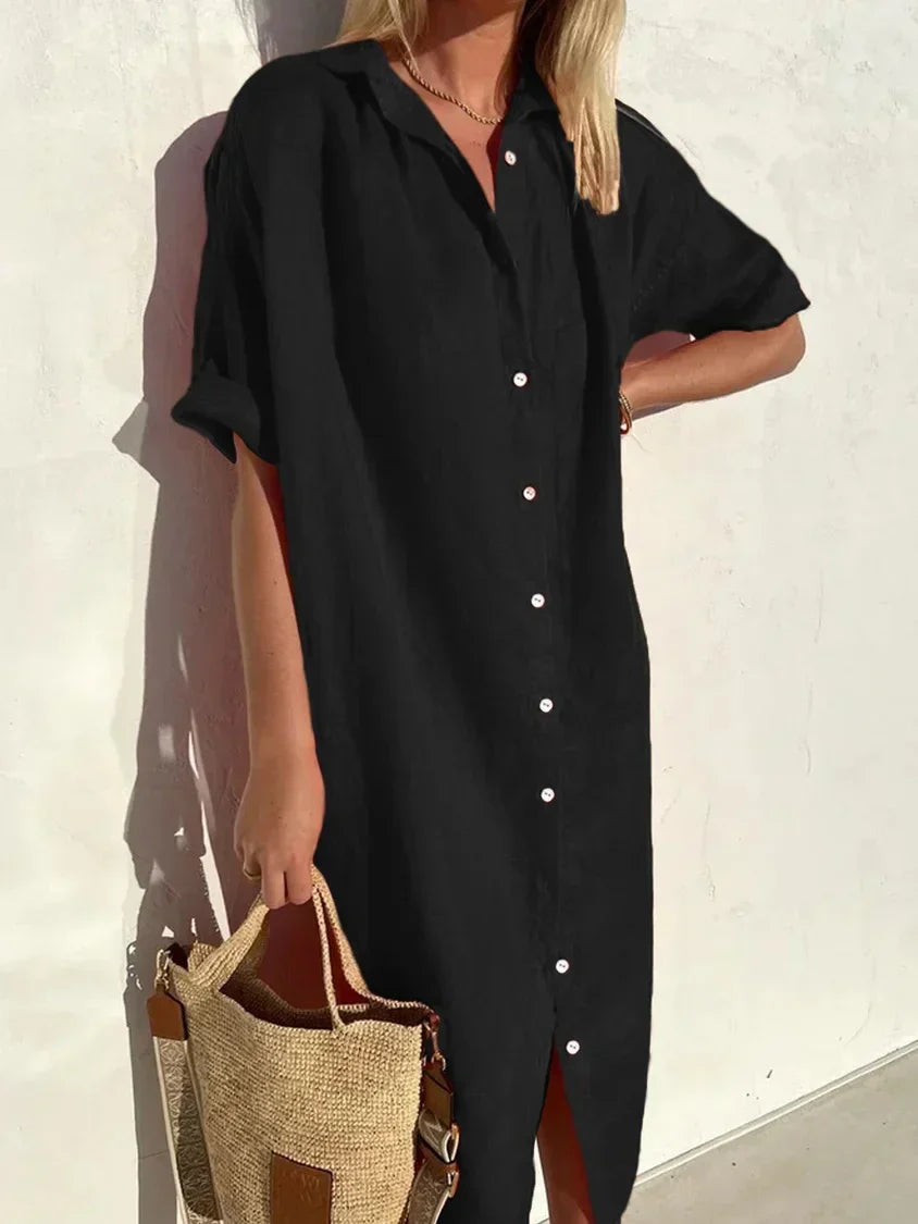 Lotte | Knoopjurk Van Linnen En Katoen – Zomer, Licht & Casual Chic
