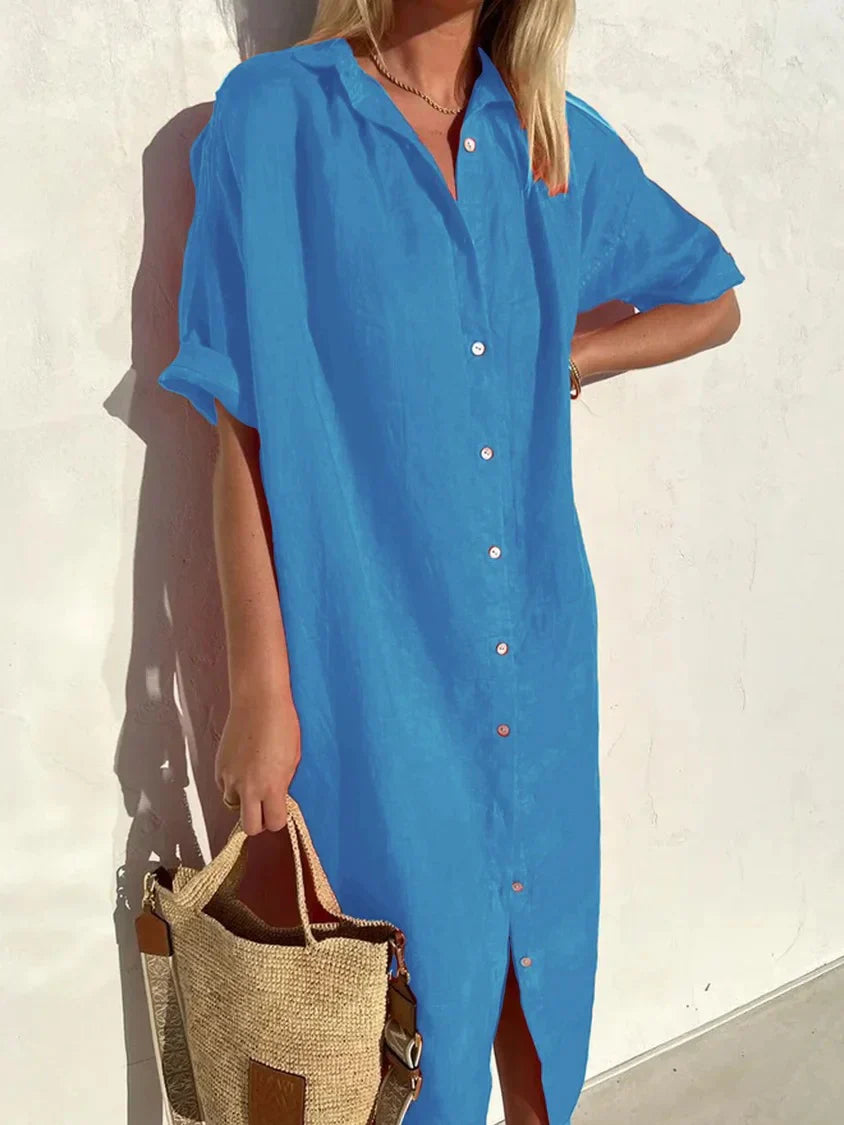 Lotte | Knoopjurk Van Linnen En Katoen – Zomer, Licht & Casual Chic