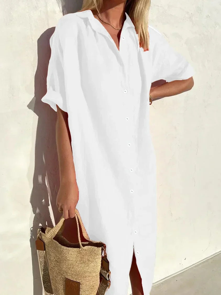 Lotte | Knoopjurk Van Linnen En Katoen – Zomer, Licht & Casual Chic