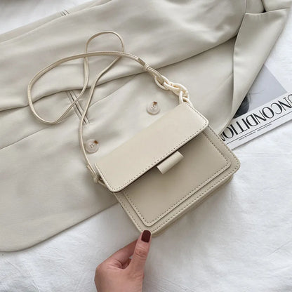 Mini Crossbody Tas Voor Dames – Minimalistische Handtas Met Kettingband Voor Dagelijks Gebruik & Avondlooks