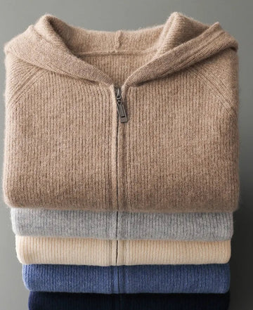 Gebreide Hoodie Heren