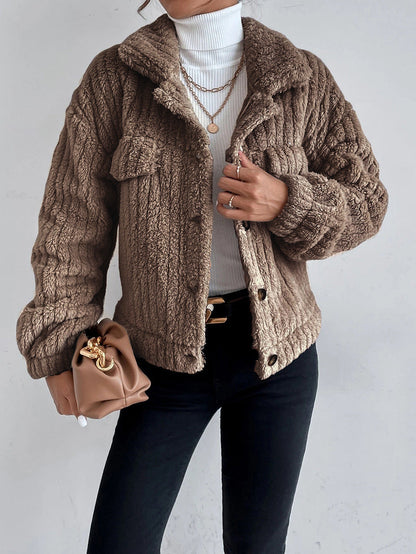 Grofgebreide Teddyjas Voor Dames – Warm & Stijlvol Voor Herfst En Winter