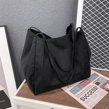 Canvas Shopper Schoudertas Dames