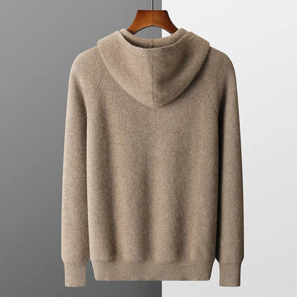 Gebreide Hoodie Heren