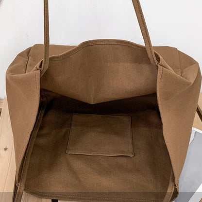 Canvas Shopper Schoudertas Dames