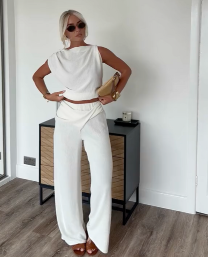 Luxe Tweedelige Dames Set – Elegante Co-Ord Met Moderne Pasvorm