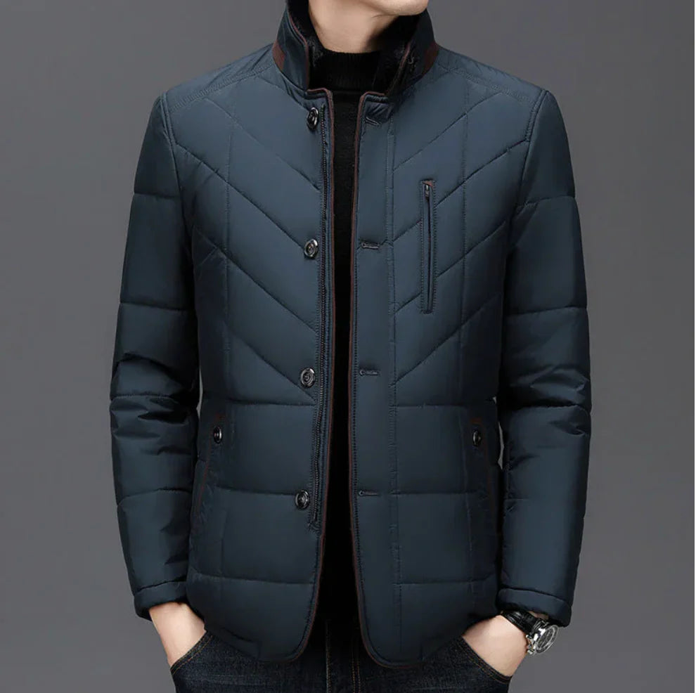 Gewatteerde Jas Voor Heren
