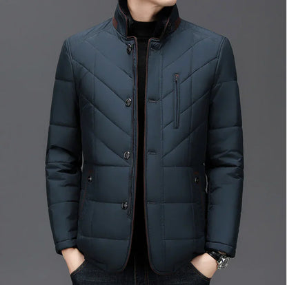 Gewatteerde Jas Voor Heren