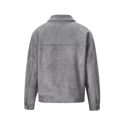 Heren Suède Look Jas