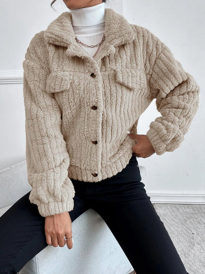 Grofgebreide Teddyjas Voor Dames – Warm & Stijlvol Voor Herfst En Winter