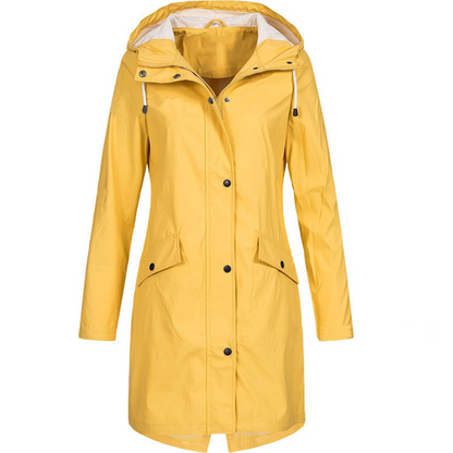Lange Regenjas Met Capuchon