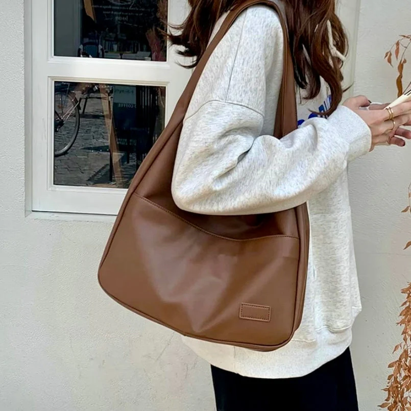 Dames Schoudertas – Ruim Model – Slouchy Design – Comfortabele Band – Minimalistisch